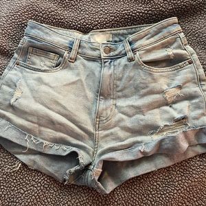 High waisted shorts